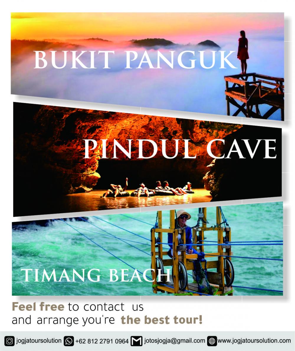 (Sunrise) Bukit Panguk - Pindul Cave - Timang Beach